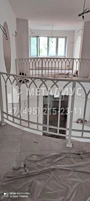 Работа 692 Кованные ограждения внутри дома  в д. Михалково