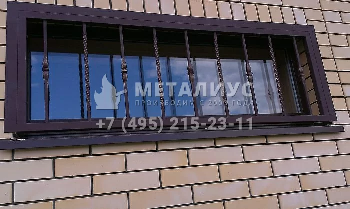 Работа 4430. Лёгкий, изящный, природный орнамент решеток на окна