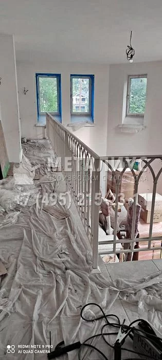 Работа 692 Кованные ограждения внутри дома  в д. Михалково