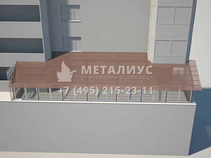 Навес над террасой