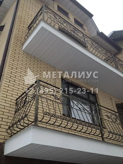 Работа 1805. Дутые решетки на окна, КП Новорижский