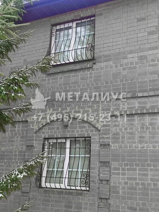 Работа 693 Дутые кованные решетки в д. Ивановское