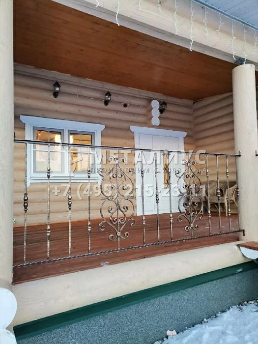 Работа 0712 Клинский район, дер. Белозёрки, ковка в классическом стиле с современными мотивами