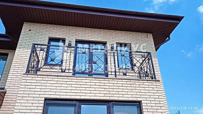 Работа 602 Балкон и ограждение входной группы  в д. Бузланово