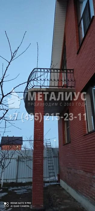 Работа 694 Красивое балконное ограждение в д. Захарково