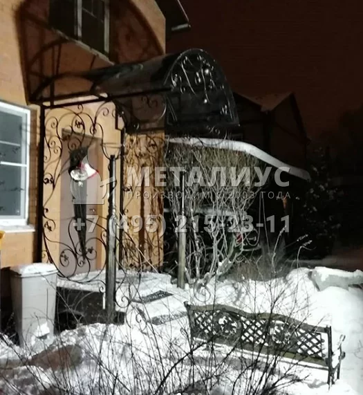 Работа 751. Навес над входном в загородный дом, Истра