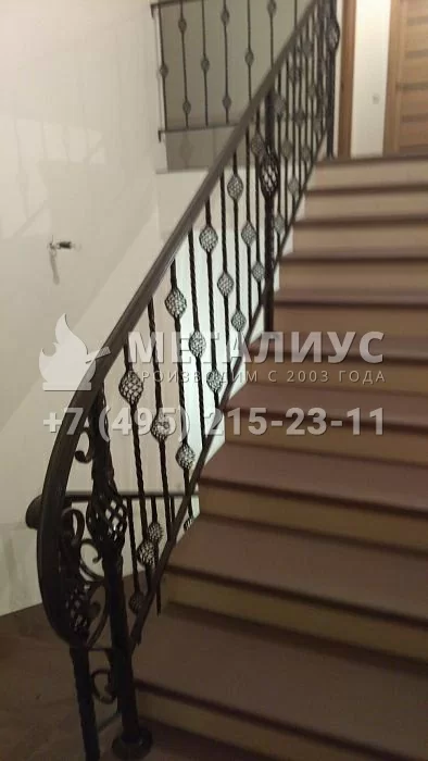 Работа 1395. Перила с торсионами, Минское ш.