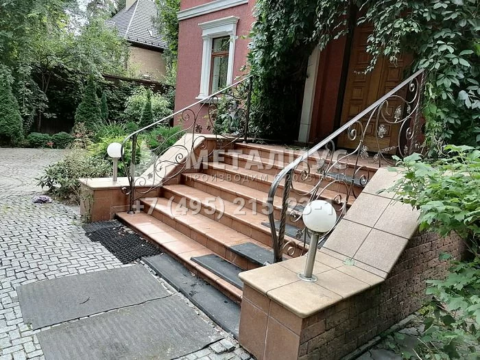 Работа №2243. Перила с виноградной лозой