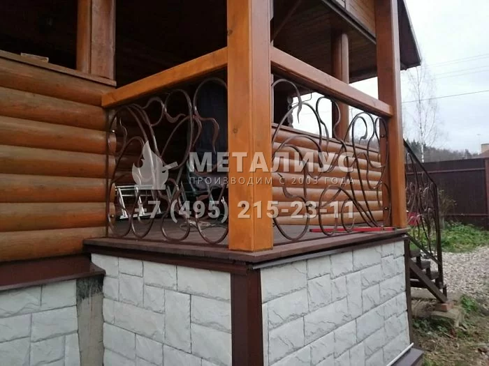 Работа 2112. Перила в стиле модерн, Солнечногорск