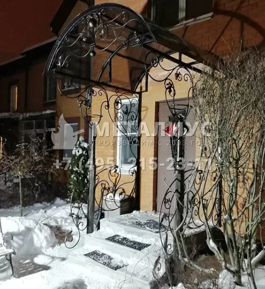 Работа 751. Навес над входном в загородный дом, Истра
