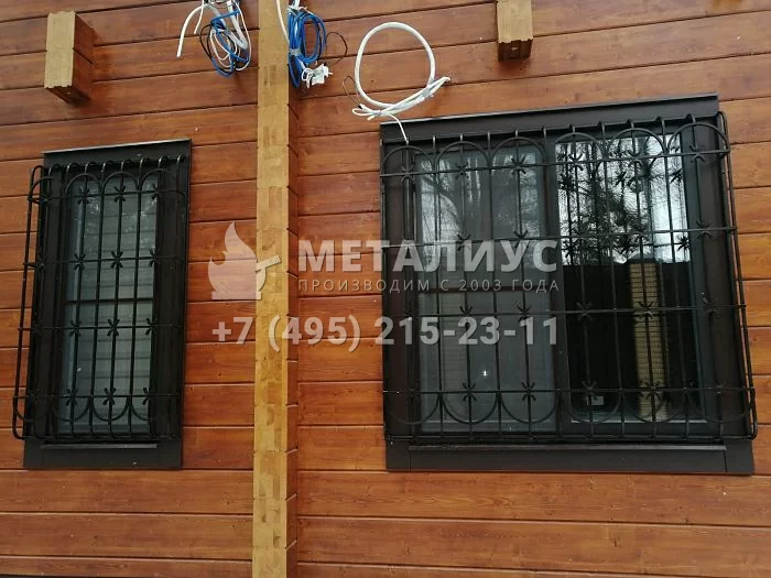 Работа 702 Оригинальные решетки для загородного дома  в д. Малое Сареево