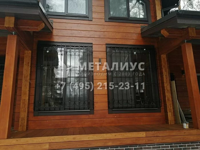 Работа 702 Оригинальные решетки для загородного дома  в д. Малое Сареево