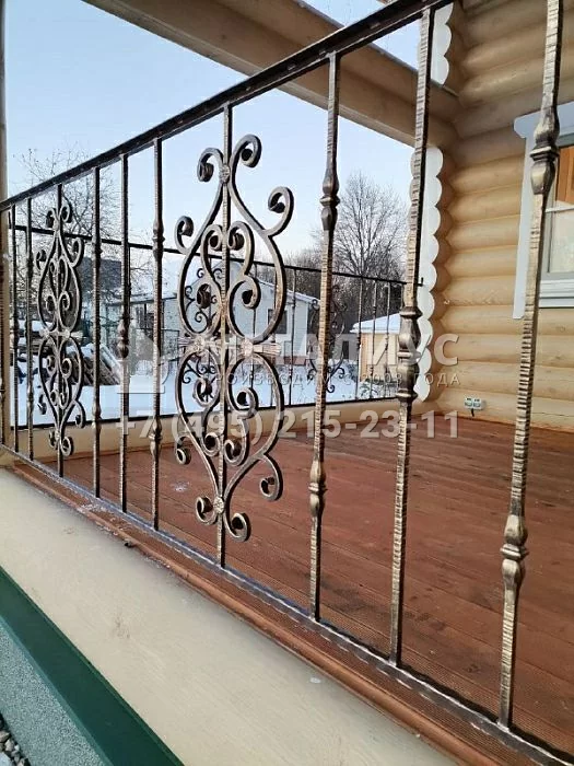 Работа 0712 Клинский район, дер. Белозёрки, ковка в классическом стиле с современными мотивами