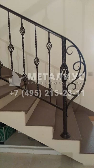 Работа 1395. Перила с торсионами, Минское ш.