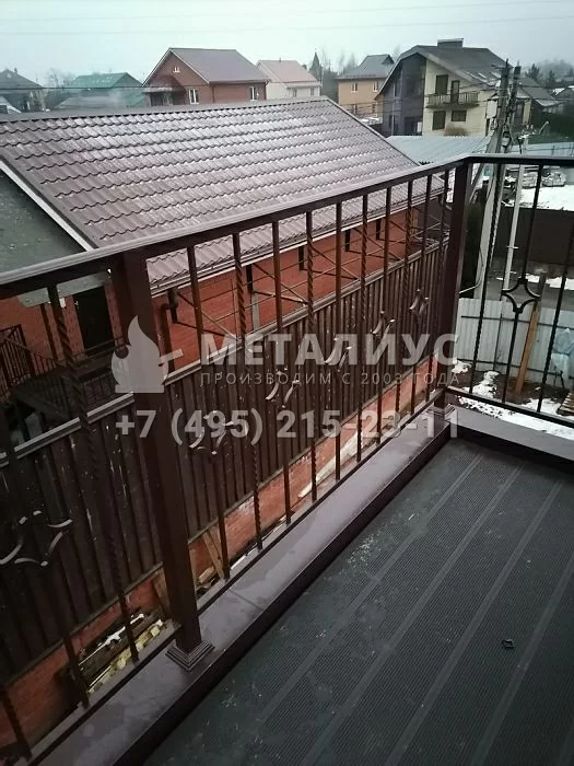 Работа №2444. Ограждения балконные, кованые. Дмитров