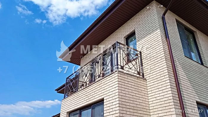 Работа 602 Балкон и ограждение входной группы  в д. Бузланово