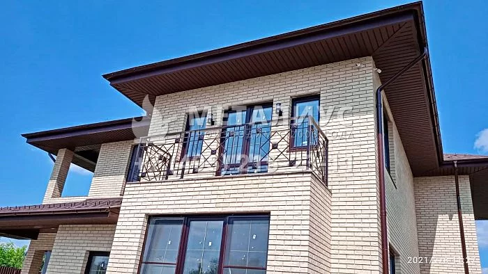 Работа 602 Балкон и ограждение входной группы  в д. Бузланово