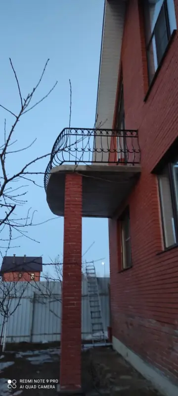 Работа 694 Красивое балконное ограждение в д. Захарково