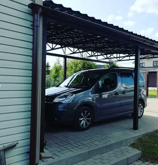 Работа 159. Навес-пристройка к дома, для паркинга