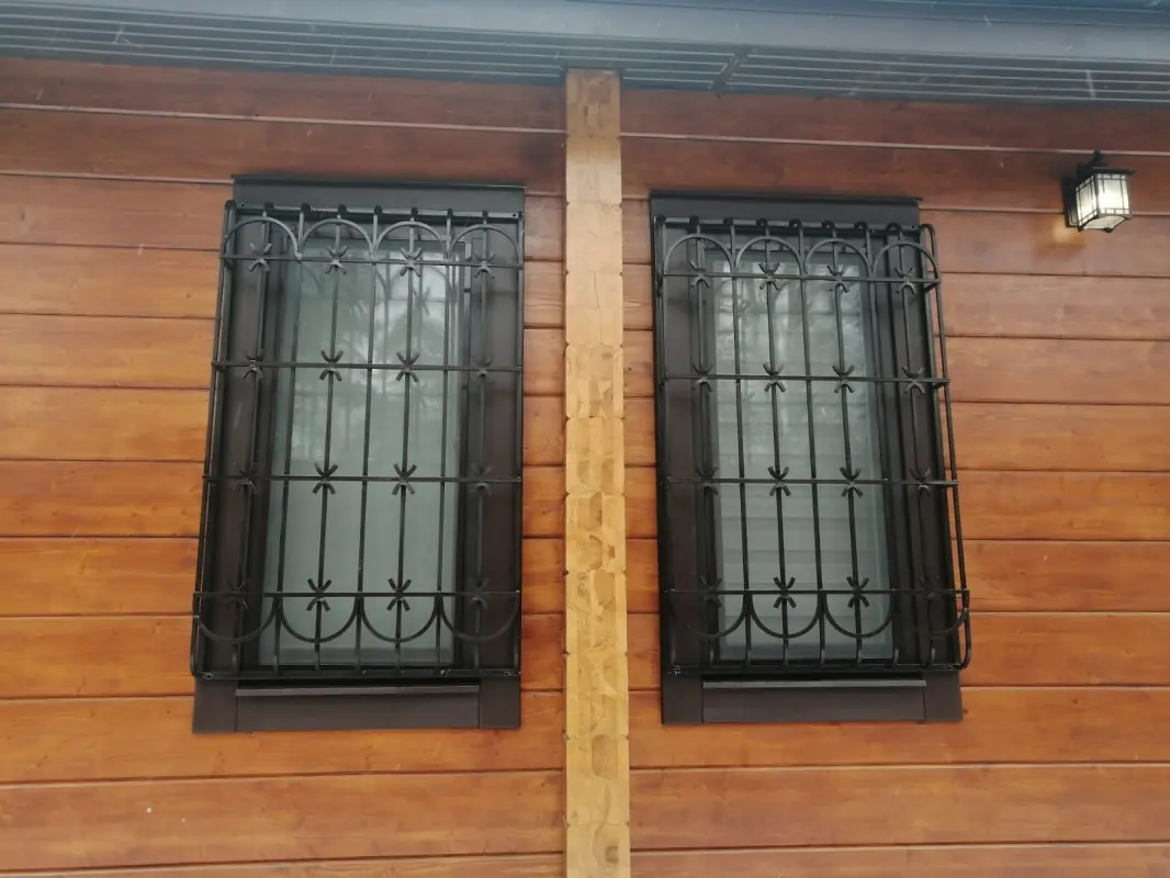 Работа 702 Оригинальные решетки для загородного дома  в д. Малое Сареево