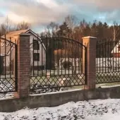 Кованый забор ZK4 в Москве и Московской области