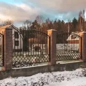 Кованый забор ZK4 в Москве и Московской области
