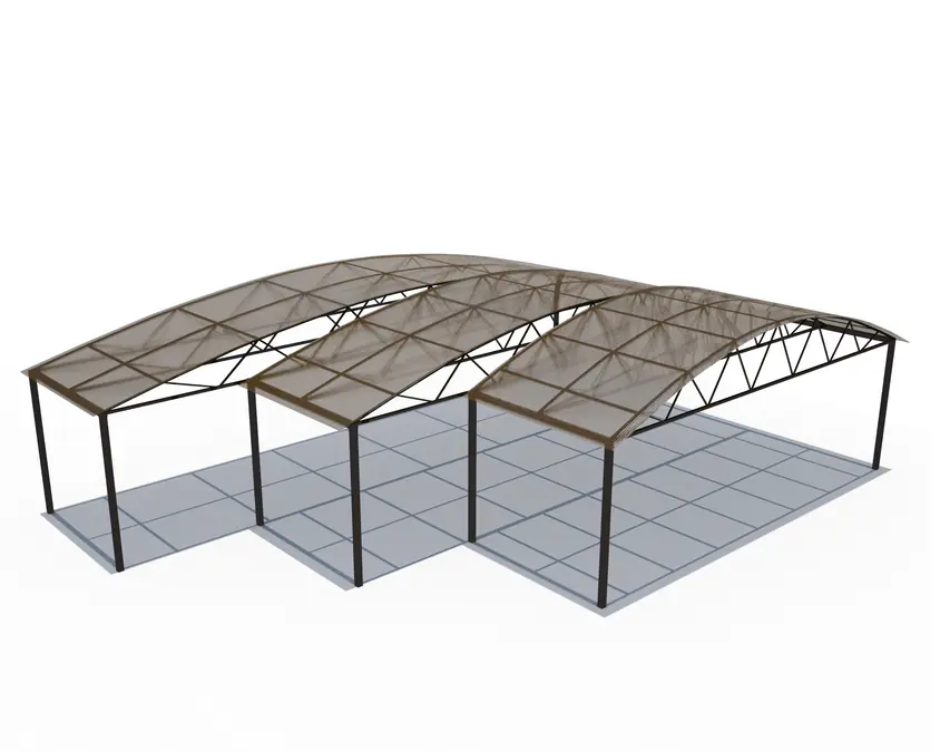 Навесы из металла N5686 в Москве и Московской области