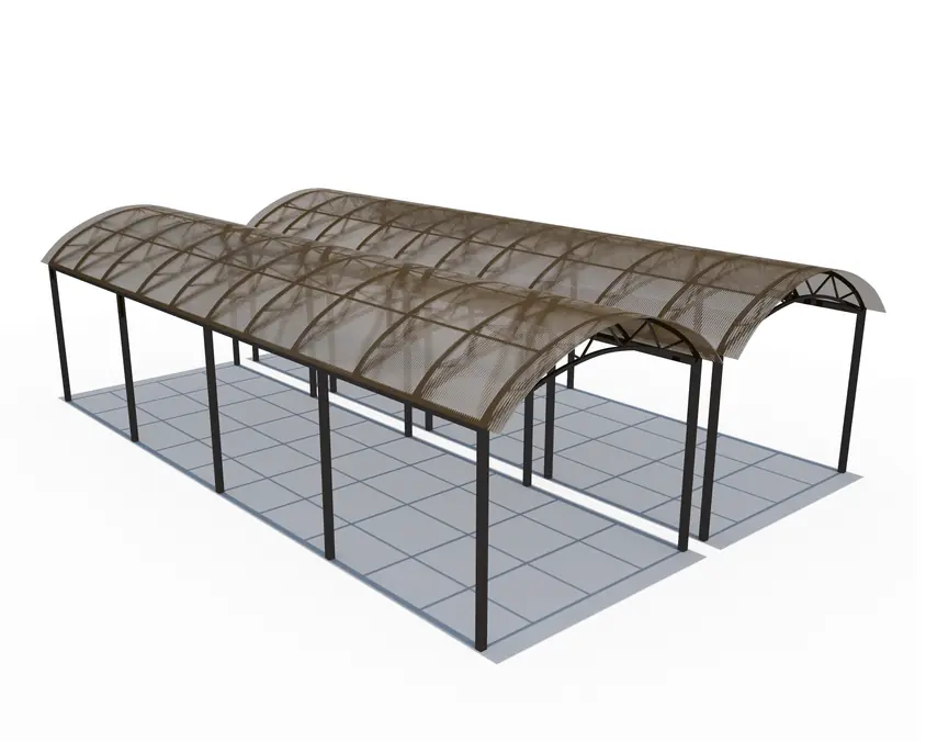 Навесы из металла N5683 в Москве и Московской области