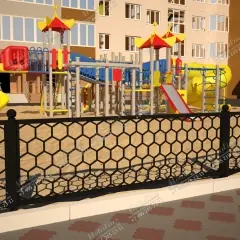 Кованое ограждение O5763 в Москве и Московской области