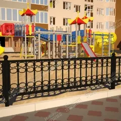 Кованое ограждение O5771 в Москве и Московской области