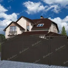 Кованые ворота V1 в Москве и Московской области