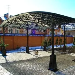 Навес с ковкой NKV26 в Москве и Московской области