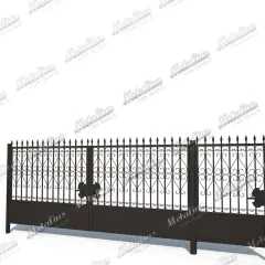 Кованые ворота V18 в Москве и Московской области