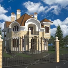 Кованые ворота V11 в Москве и Московской области