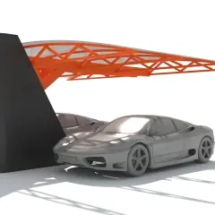 Навес из металла SN 3 в Москве и Московской области