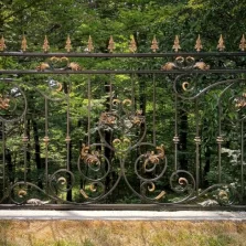 Кованый забор ZK3 в Москве и Московской области