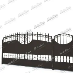Кованые ворота V14 в Москве и Московской области