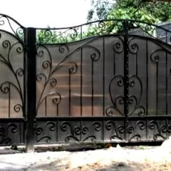 Кованый забор Даная в Москве и Московской области