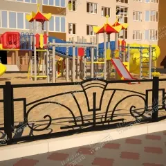 Кованое ограждение O5761 в Москве и Московской области