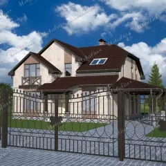 Сварные ворота V8 в Москве и Московской области
