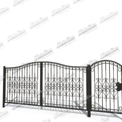 Кованые ворота V16 в Москве и Московской области