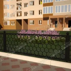 Кованое ограждение O5763 в Москве и Московской области