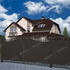 Кованые ворота V3 в Москве и Московской области