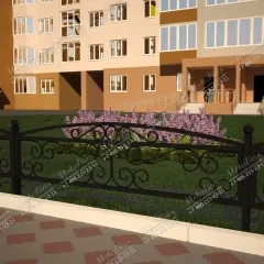 Кованое ограждение O5773 в Москве и Московской области