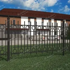 Кованый забор Z5757 в Москве и Московской области