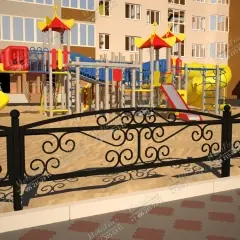 Кованое ограждение O5773 в Москве и Московской области