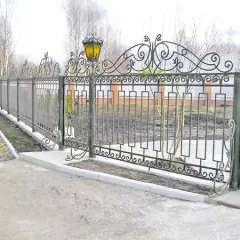 Кованый забор Парнас в Москве и Московской области