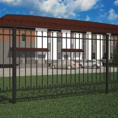 Сварной забор Z5735 в Москве и Московской области