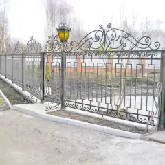 Кованый забор Парнас в Москве и Московской области