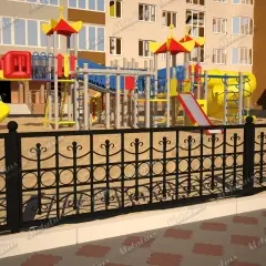 Кованое ограждение O5766 в Москве и Московской области